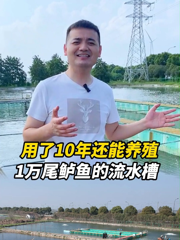 用了10年的流水槽,还能养殖2万尾鲈鱼