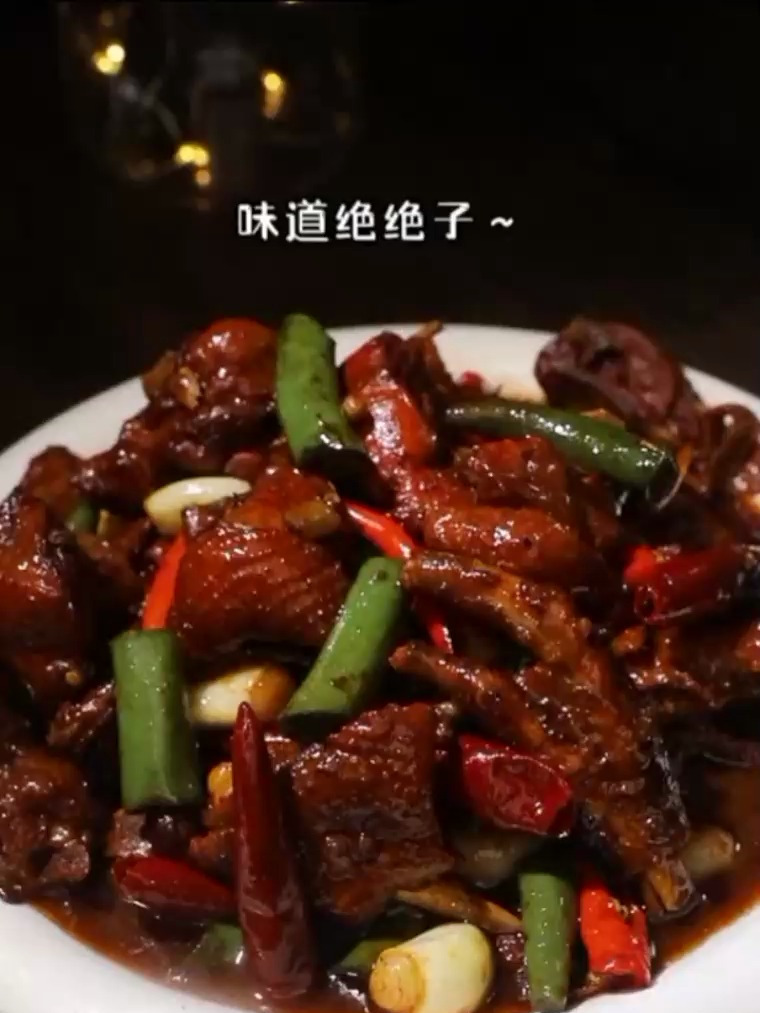 炒鸡在家这样做,汤汁再配上我们大河南的烩面,味道真的很不错家