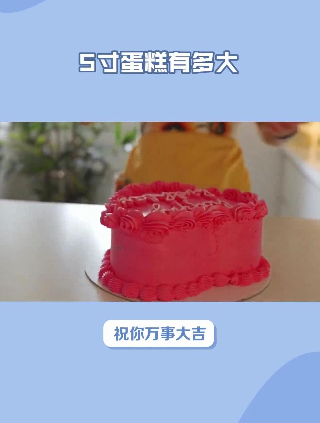 5寸蛋糕有多大?百科小编来解答!