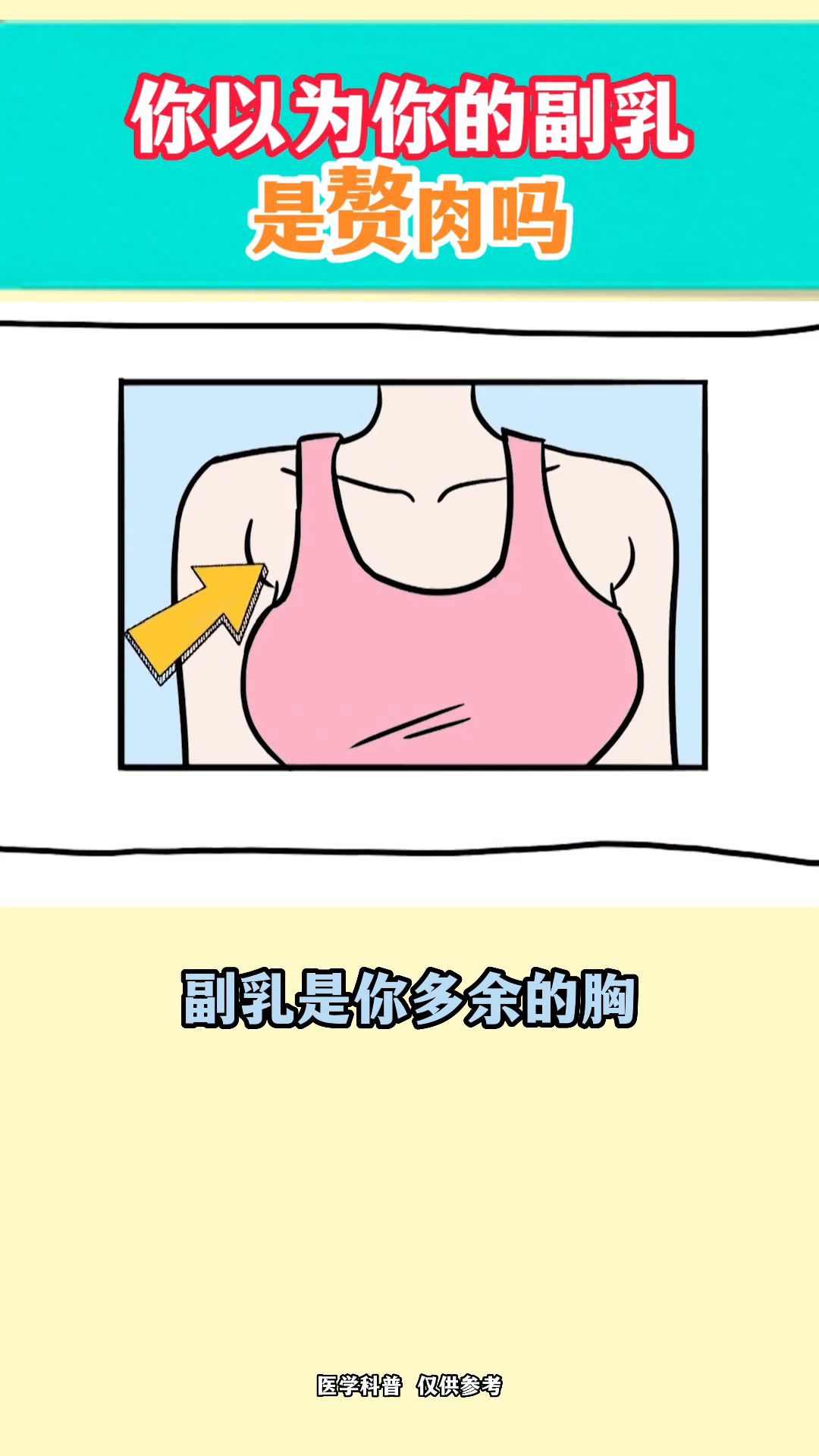 你以为你的副乳是赘肉吗