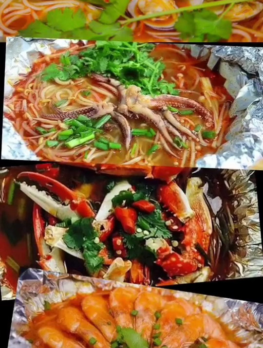 招牌花甲米线,花甲新鲜汤底美味