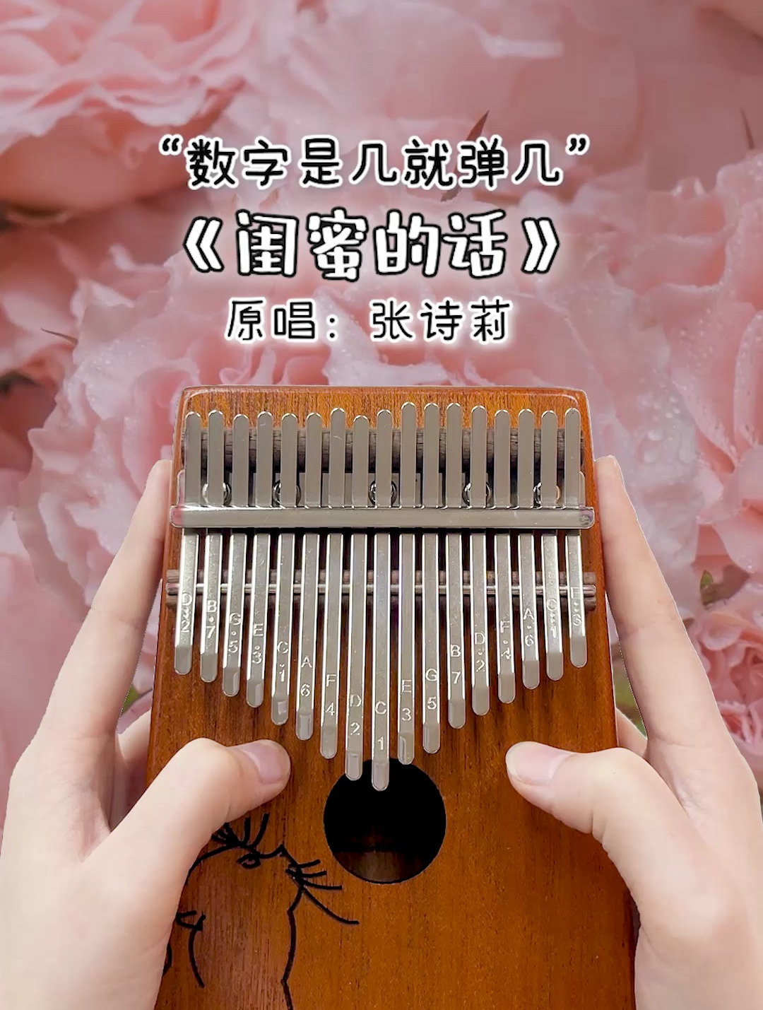 「研音音乐学苑」《闺蜜的话》卡林巴弹奏