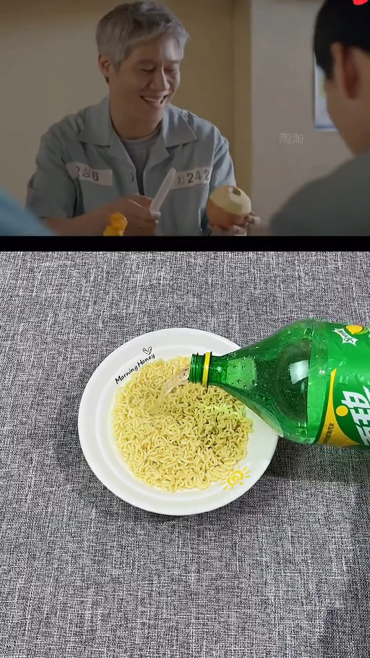 泡面的神仙吃法,雪碧拌面