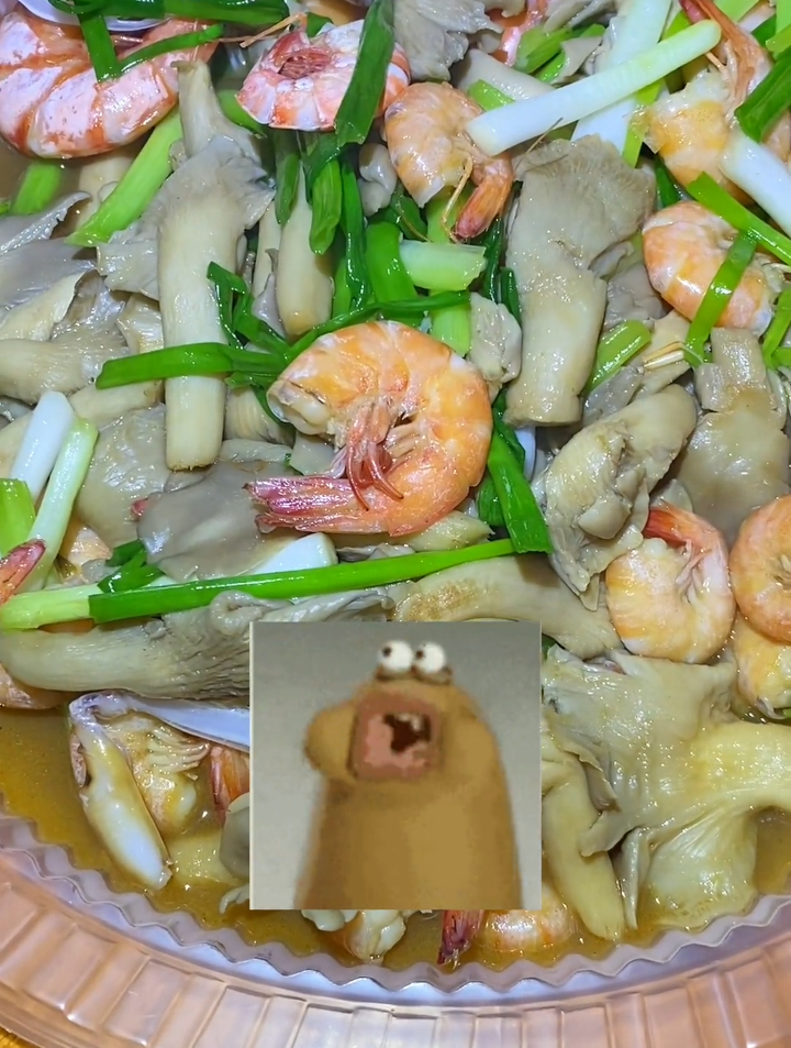 以后吃的虾头就别扔掉了,有大用处