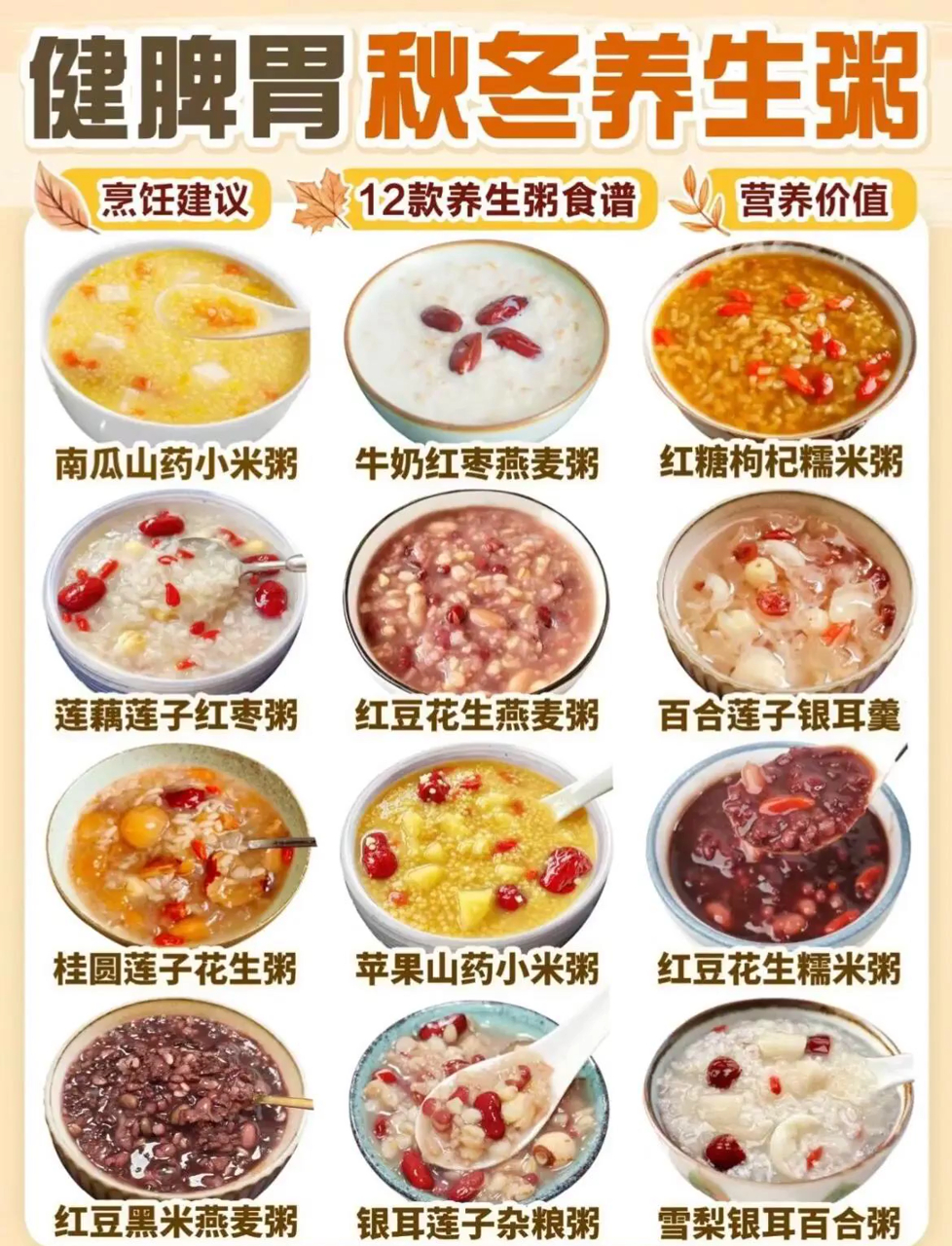 冬季暖心美容粥食谱大公开,快收藏!