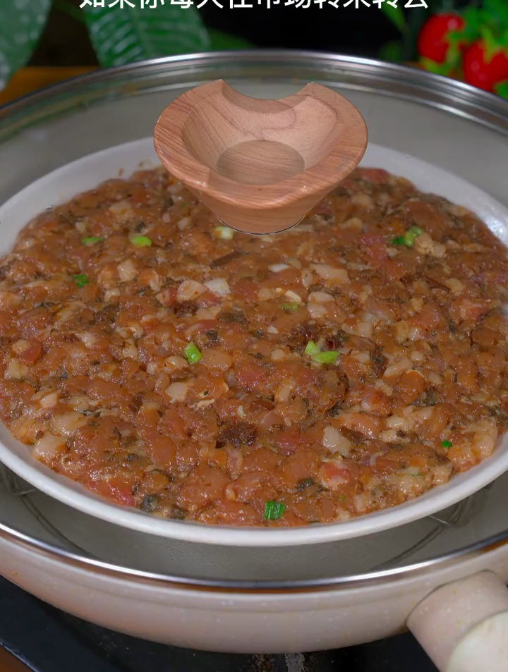 广东人很喜欢的一道菜,梅菜蒸肉饼