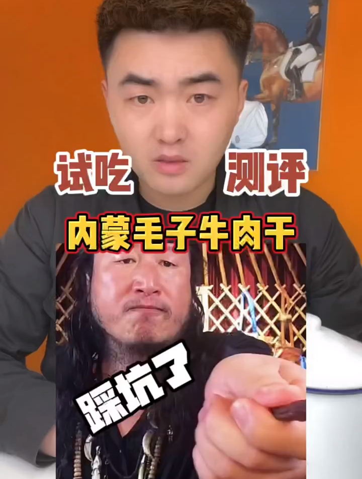 今天我感觉我又踩坑了内蒙牛肉干