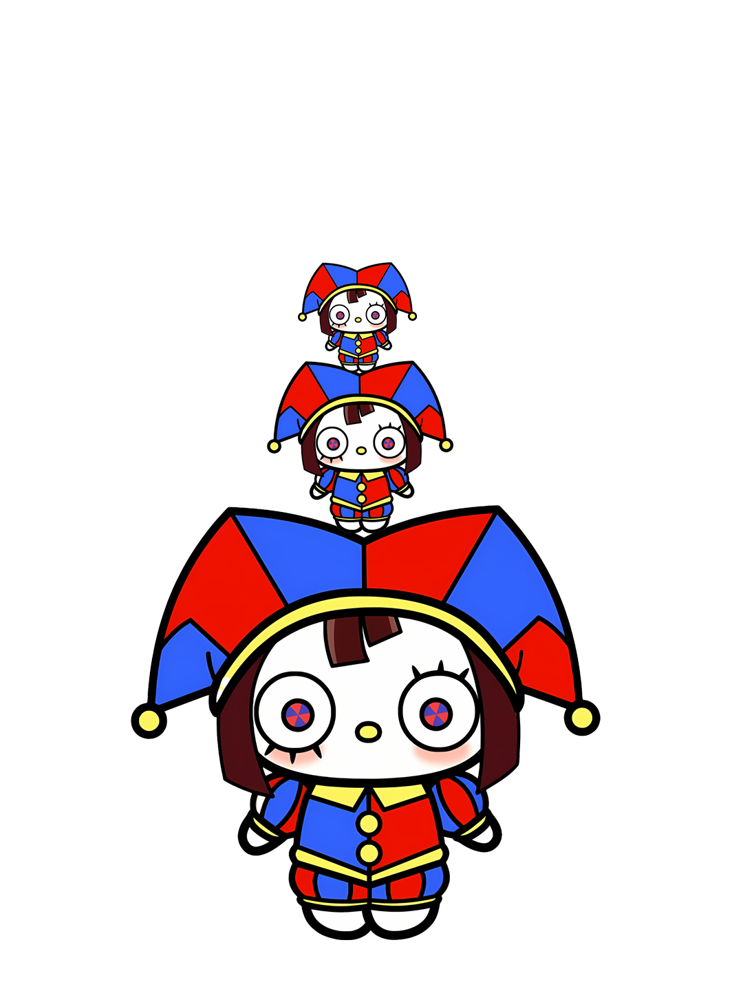 让哈喽kitty穿上帕姆尼的衣服