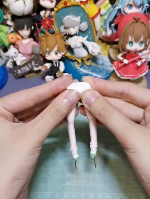 粘土手工教程Q版妲己新皮肤抹茶蛋糕来啦是不是超可爱呀～