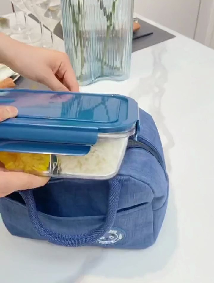 高硼硅玻璃饭盒 可以微波炉加热,耐高温,玻璃饭盒