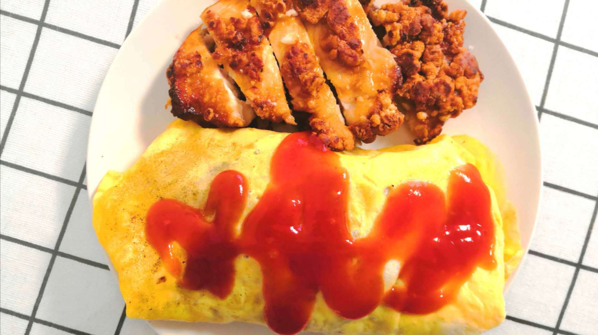 孩子喜欢的日式蛋包饭,做法简单易学,多放点材料更营养