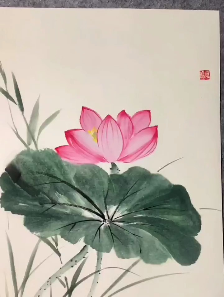 完整国画荷花教程来了