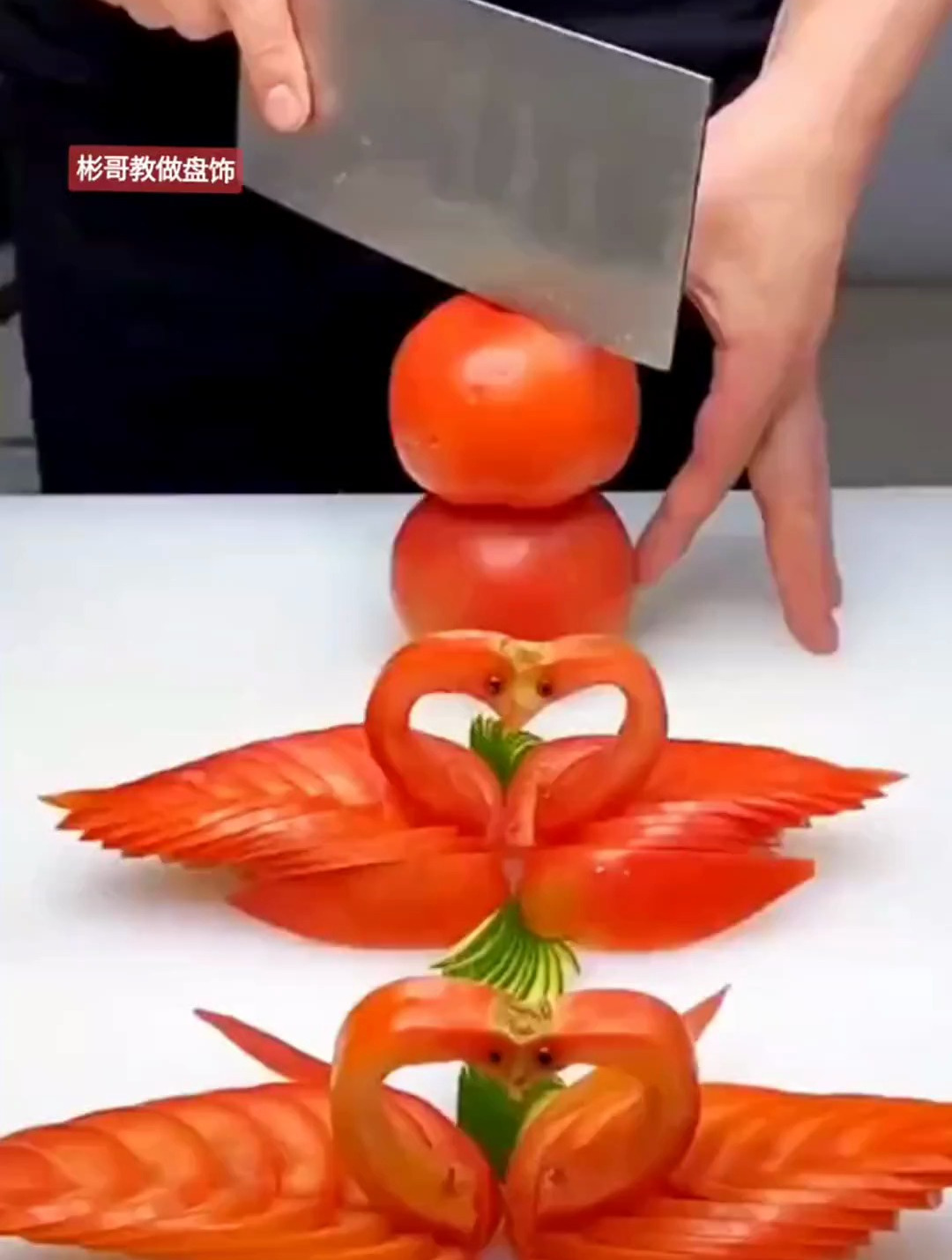 蔬菜创意摆盘,中秋国庆假期最后一天,你们在干什么?