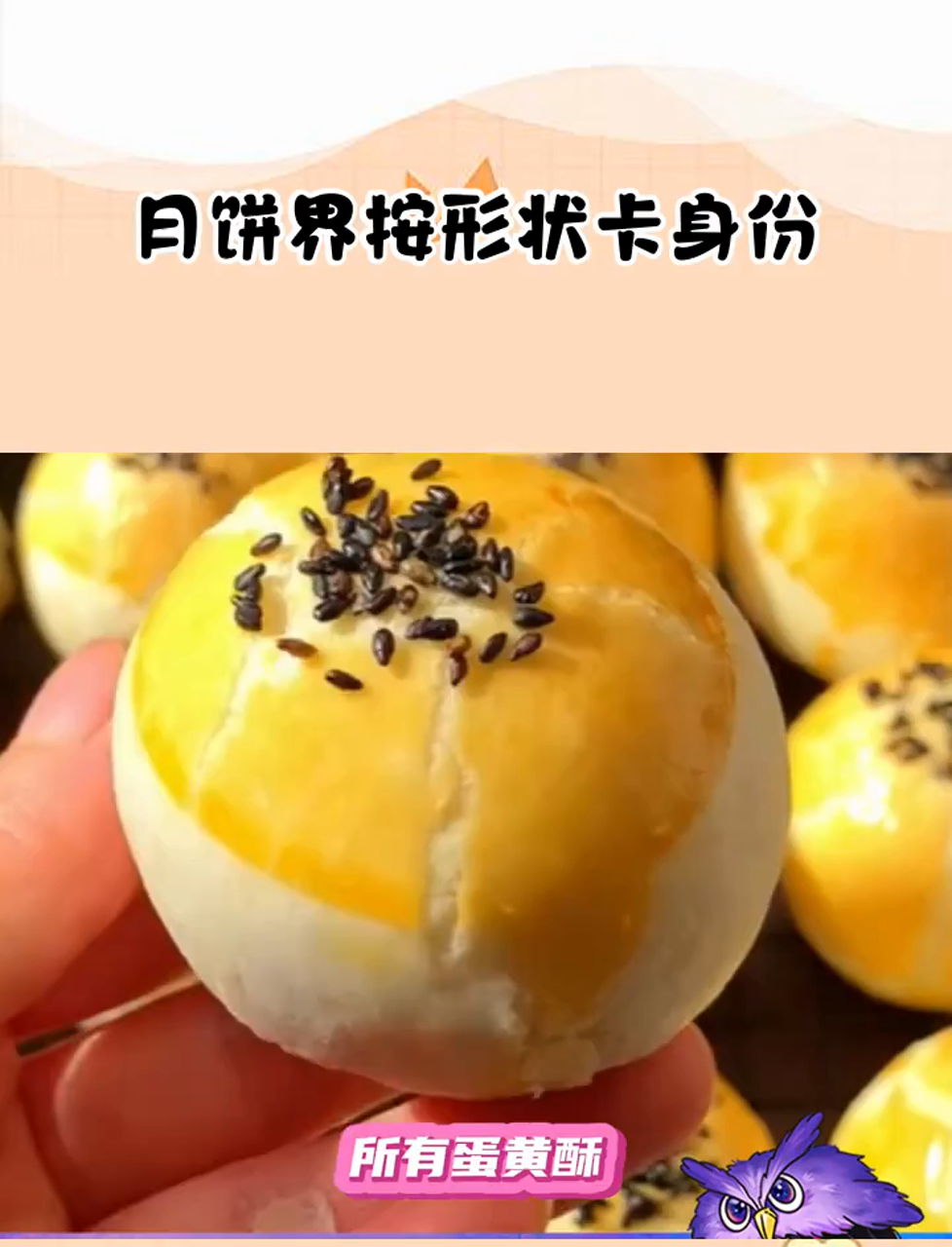 所有蛋黄酥在中秋短暂的失去了姓名