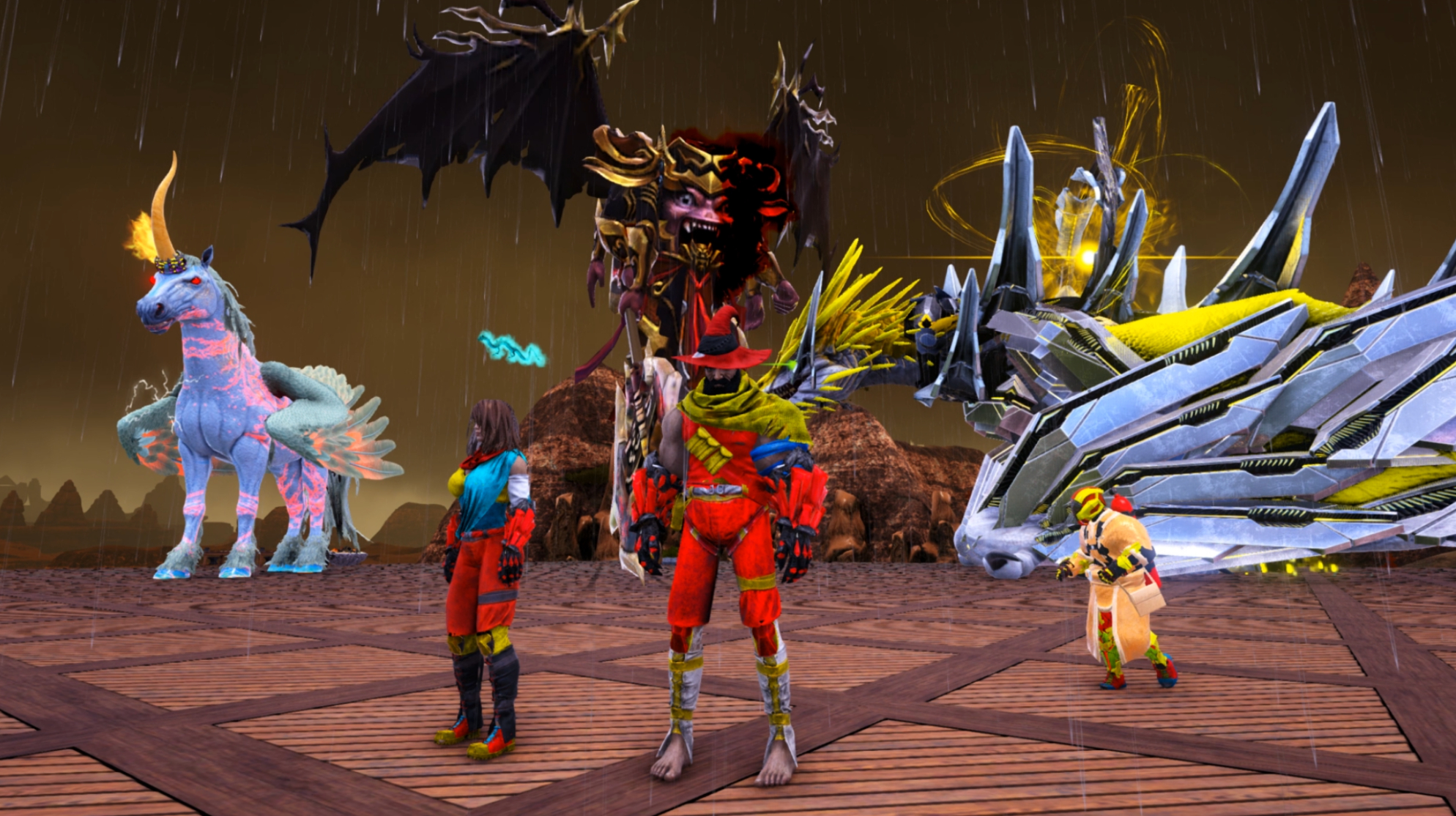 方舟生存进化:洪荒大乱斗第19期 带嘟嘟霸王龙刑天大战鳄鱼BOSS