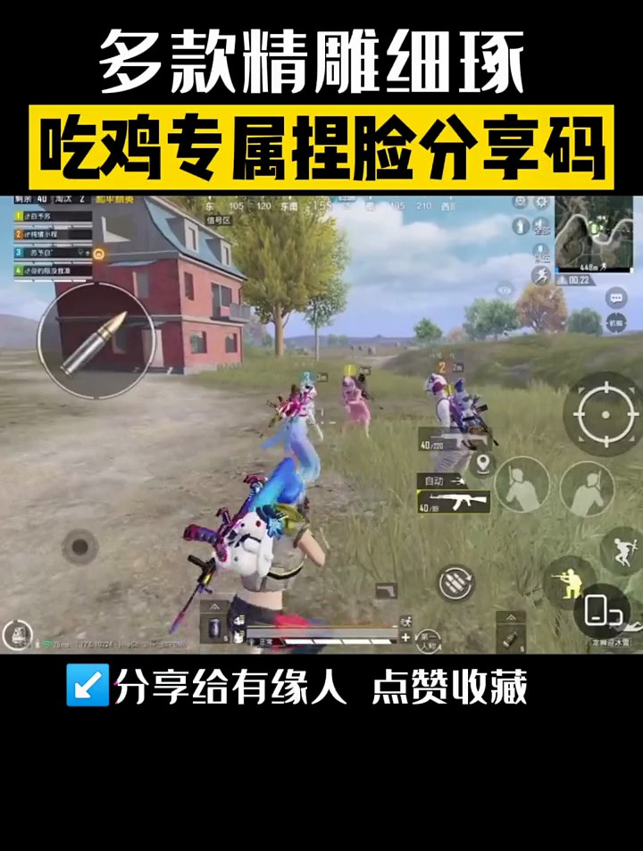 吃鸡专属捏脸分享码