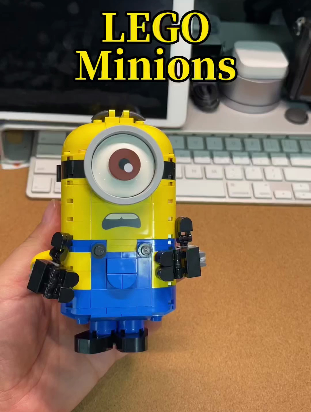 乐高玩变小黄人终于拼完了