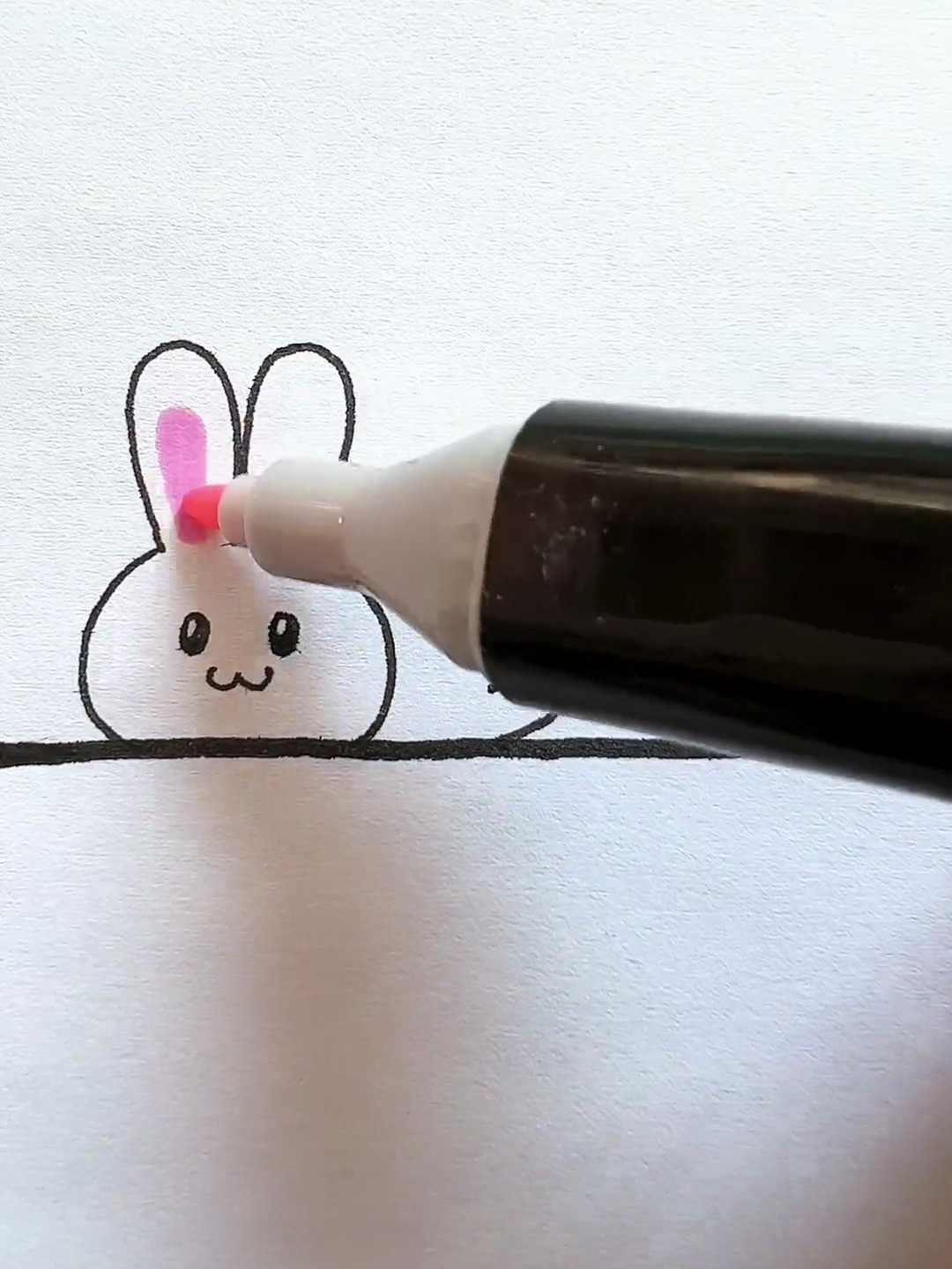 简笔画可爱的小兔子 一学就会 简笔画