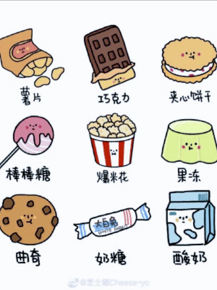 健康食品怎么画简笔画创意无限!教你用简笔画捕捉健康食品的魅力