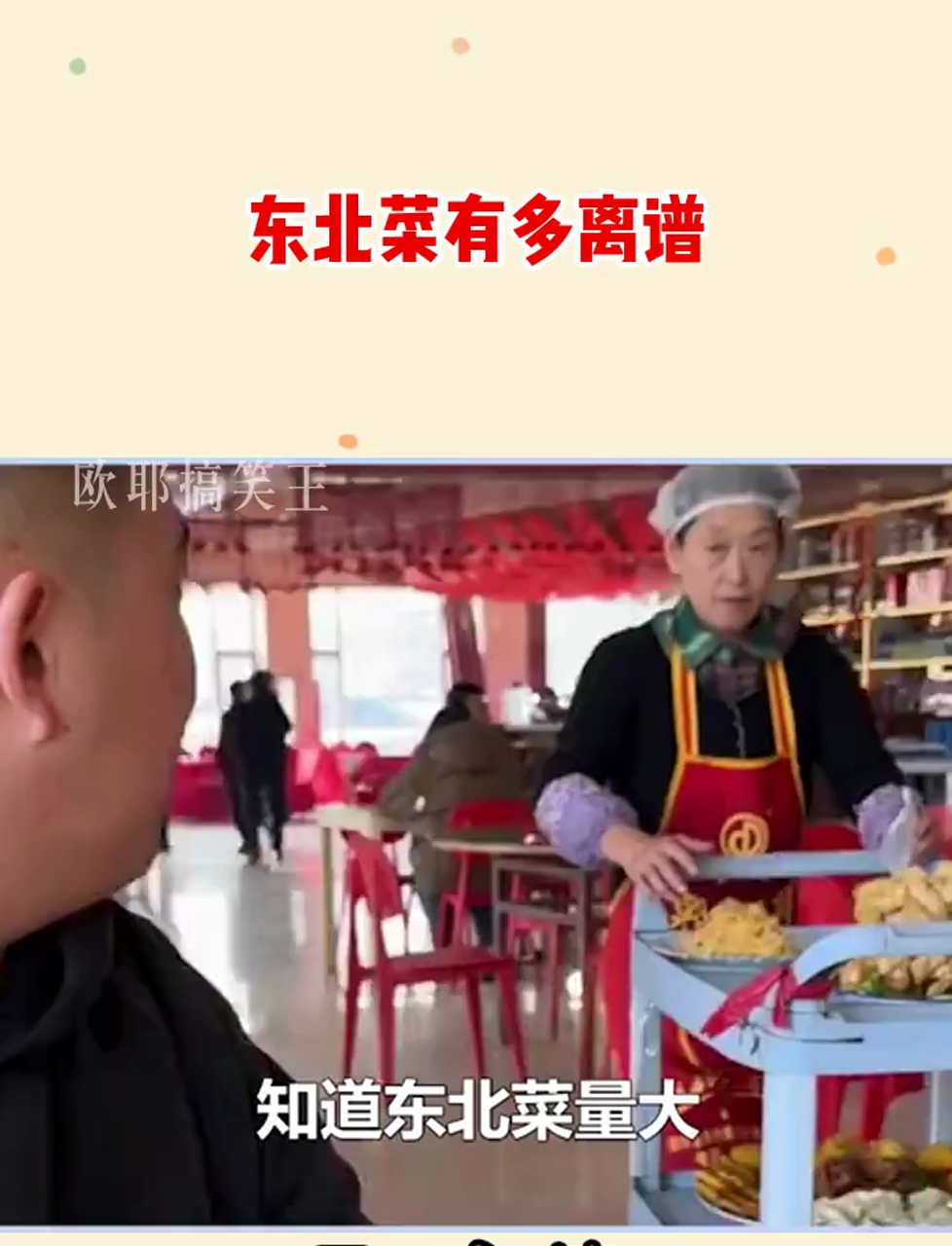 知道东北菜量大,但没想到竟然这么大