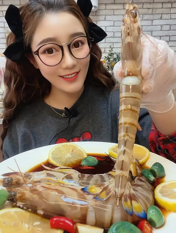 生腌竹节虾刺身 太好吃了吧!