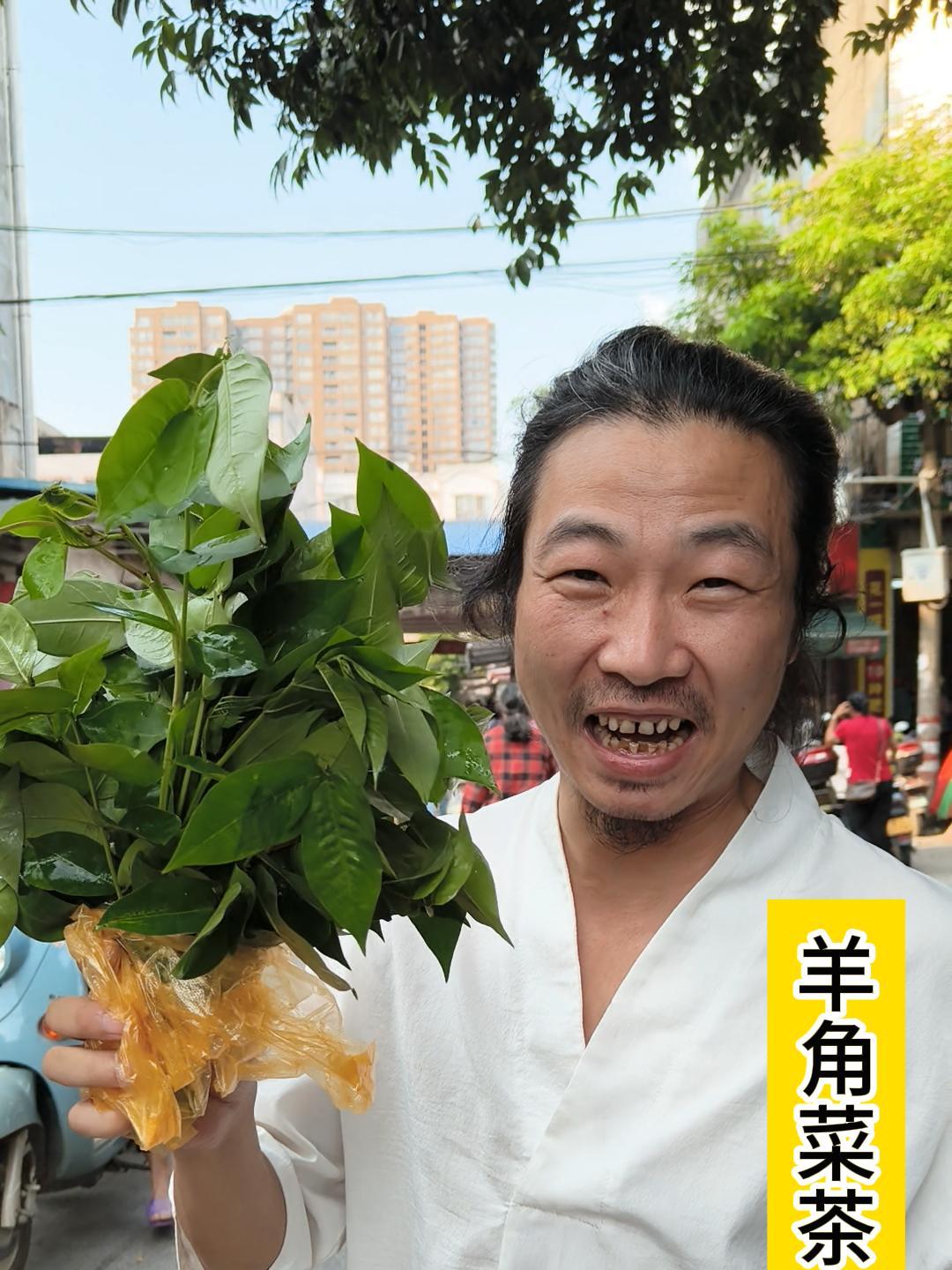 广西的羊角菜,闻着有异香,做成茶会香甜润吗?