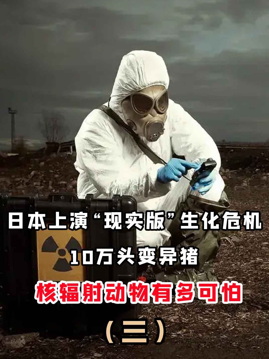 日本上演“现实版”生化危机,10万头变异猪,核辐射动物有多可怕
