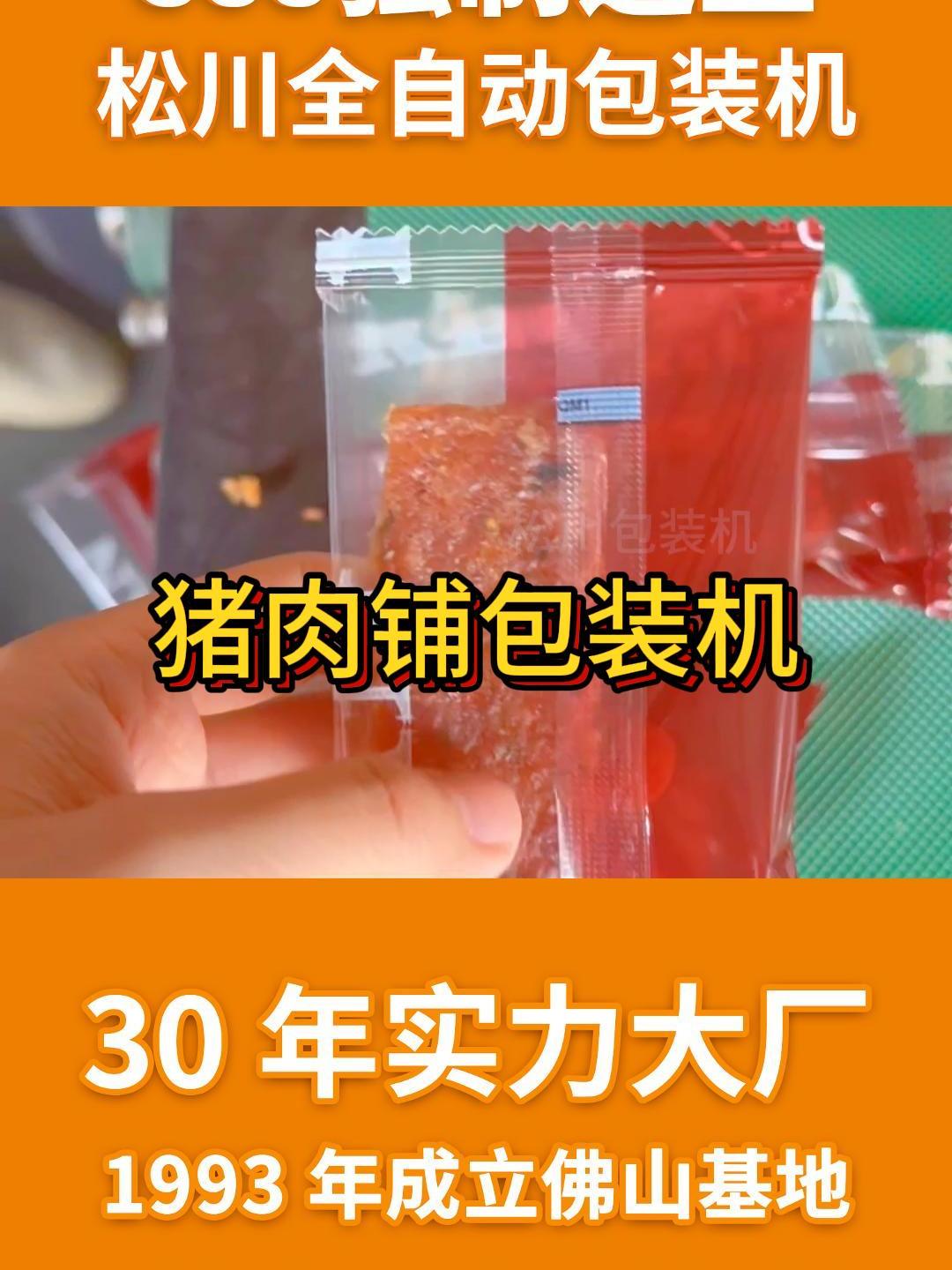 猪肉脯包装机 肉片包装机 包装机 全自动枕式包装机 包装机械