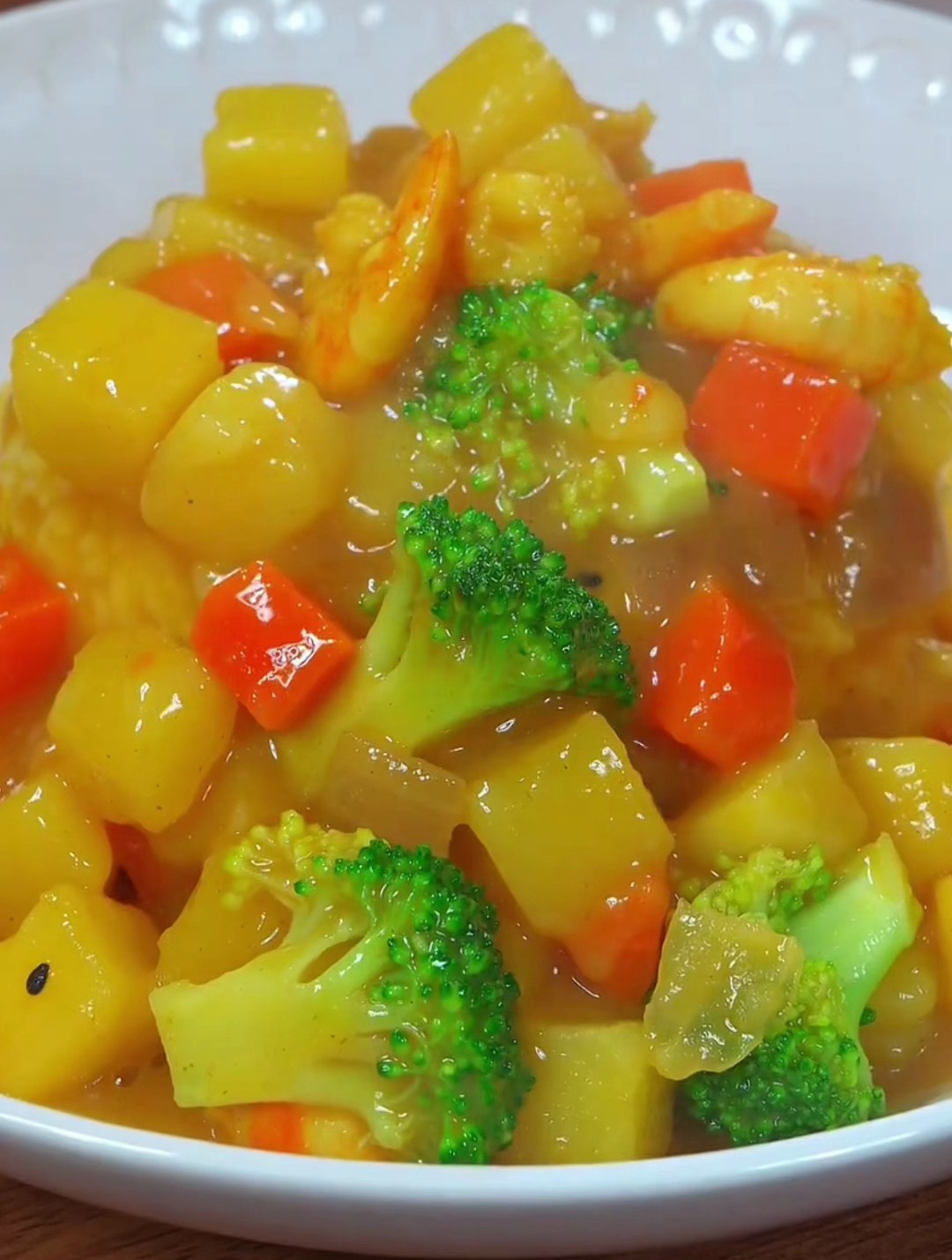 这样的土豆咖喱饭你是否见过呢