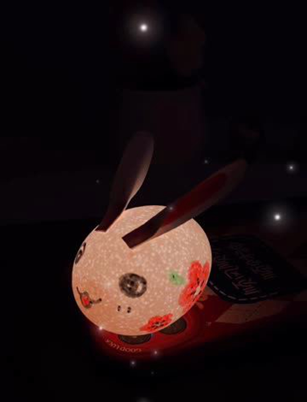 鸡蛋壳别扔,做只可爱的玉兔灯!