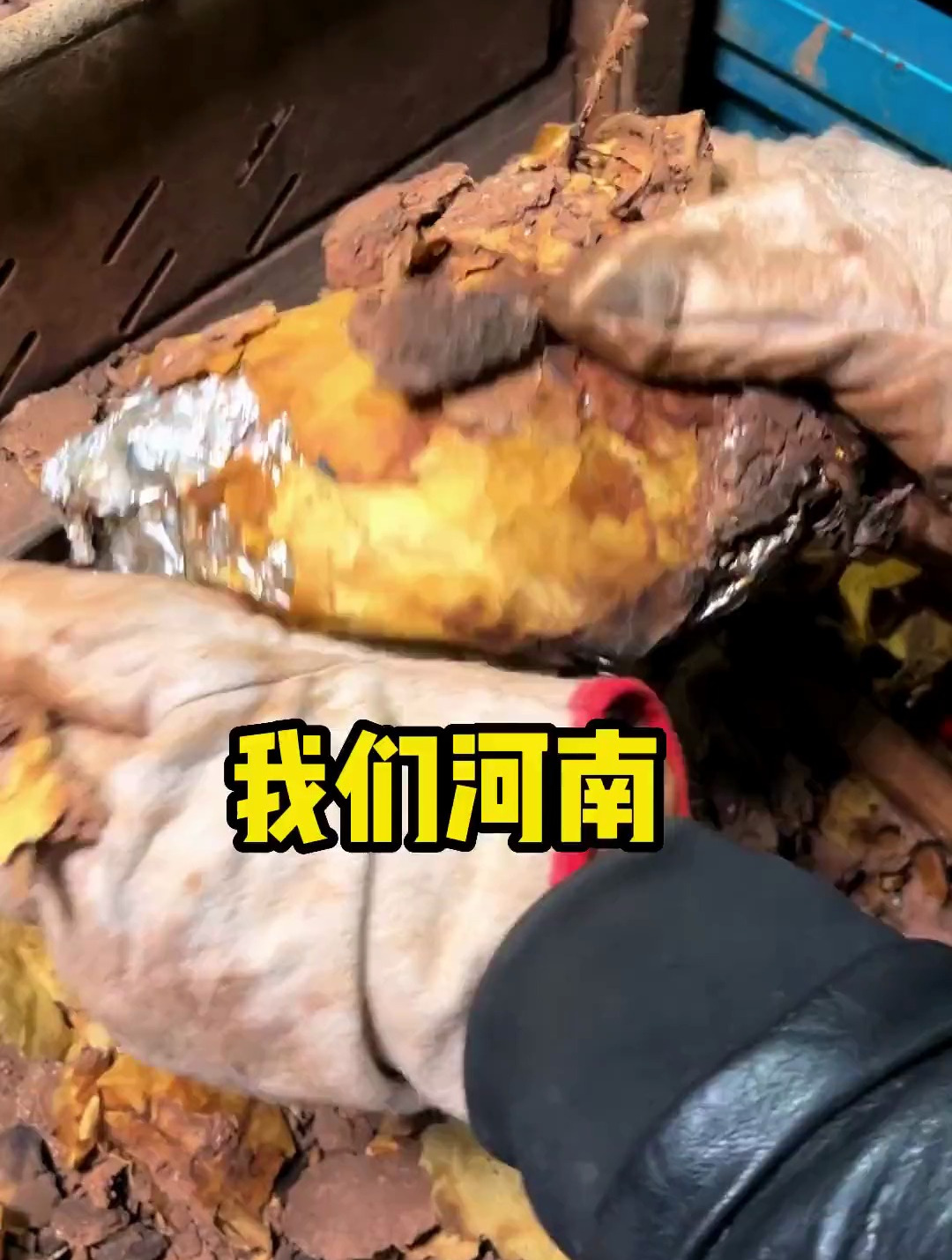 街头偶遇叫花鸡,50一只,你们觉得贵吗?