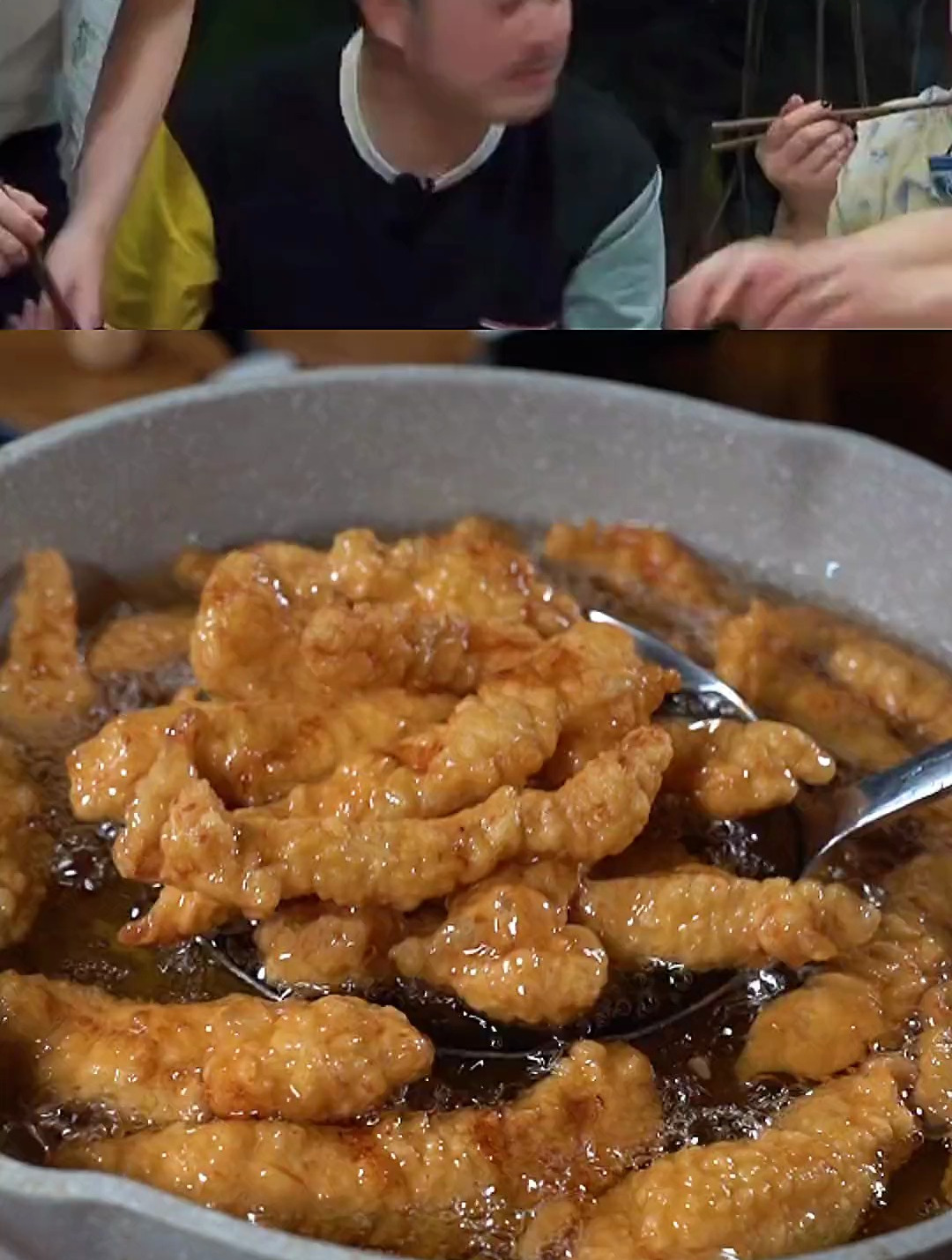 跟黄磊酥炸鸡肉条,外酥里嫩好吃