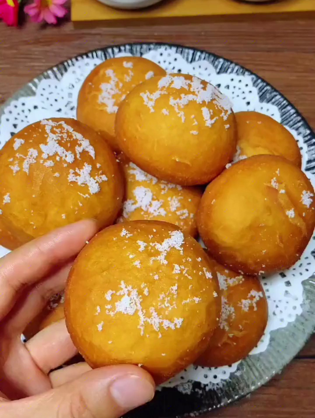 豆沙馅面包 油炸小汉堡的做法