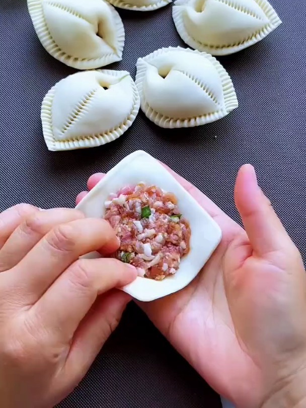 饺子的新包法!