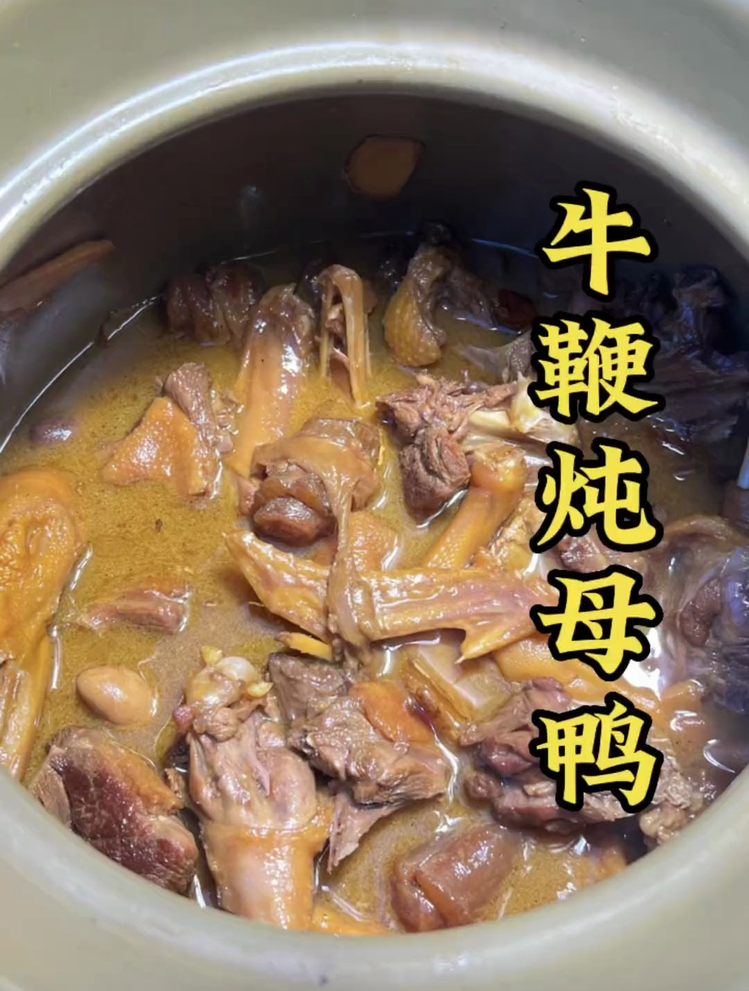 闽南牛鞭炖番鸭 美食教程 泉州美食 地方特色美食