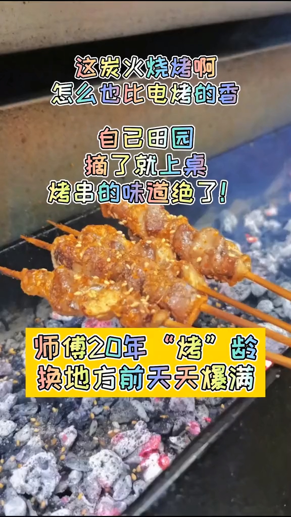 真味烧烤~五十多种拿手的串串,太香了,羊蝎子也上线了!
