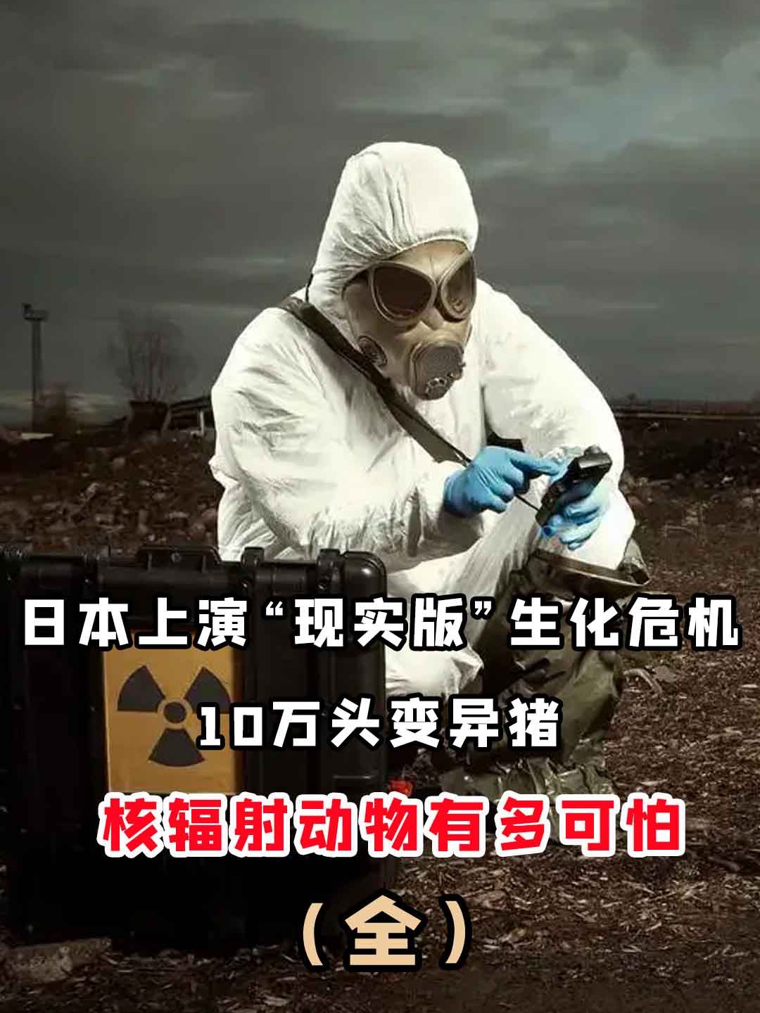 日本上演“现实版”生化危机,10万头变异猪,核辐射动物有多可怕