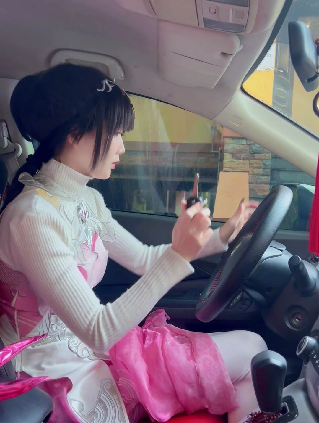 小舞开车太吓人了