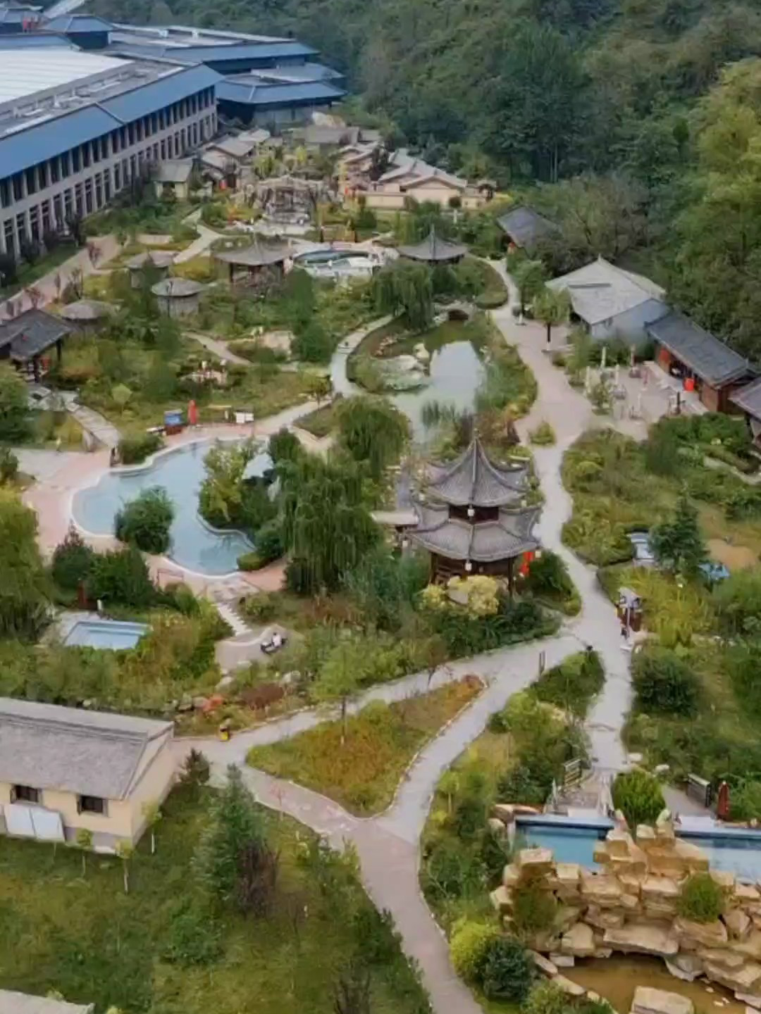 宝鸡人冬天泡温泉就去九龙山国际温泉酒店