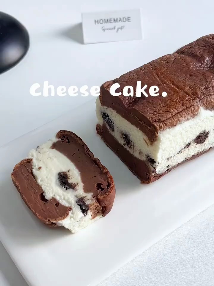 奥利奥可可泡芙芝士蛋糕,丝滑浓郁