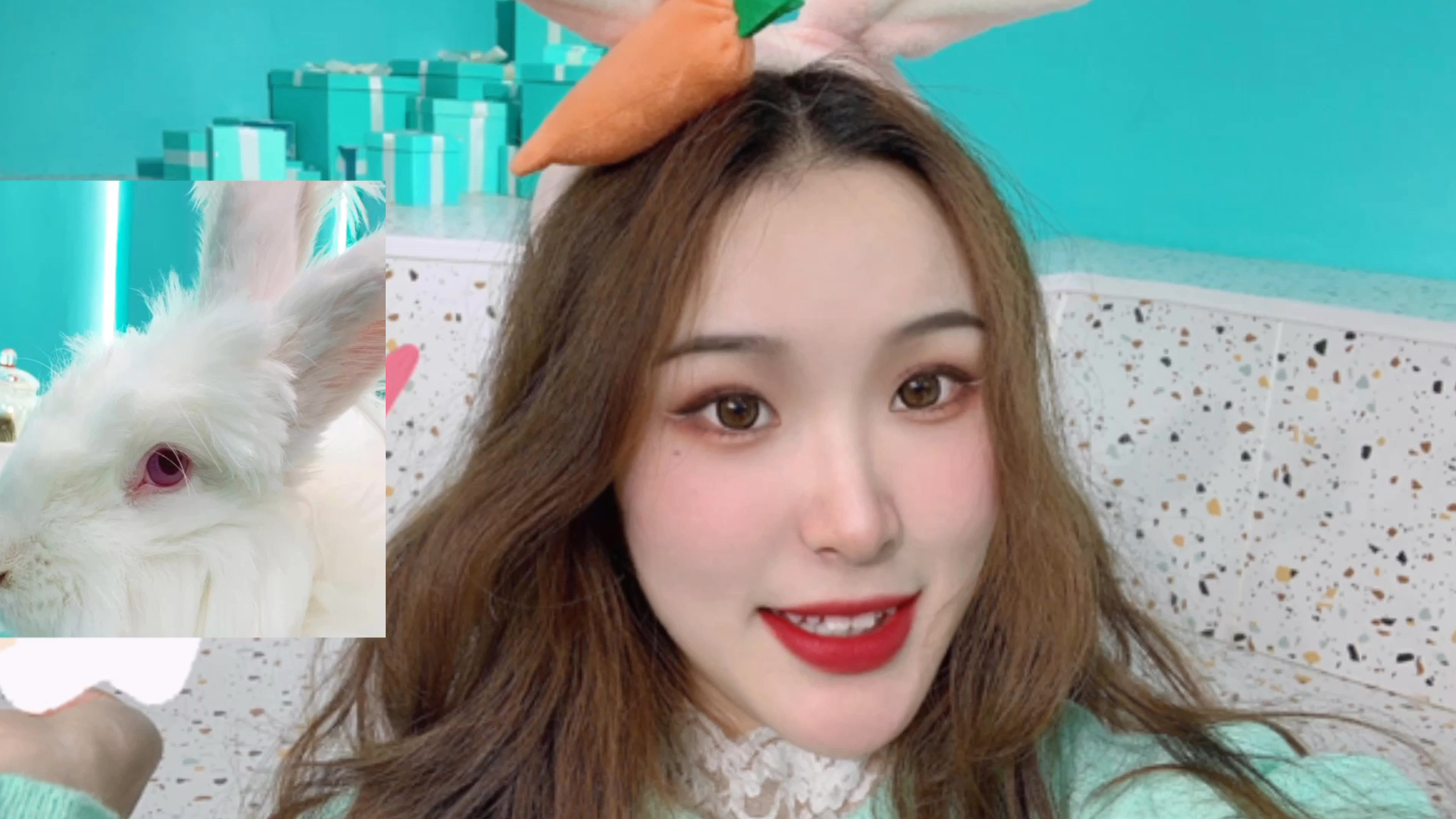 全新主题vlog????去Tiffany蓝 NICE to meet U安哥拉巨兔体验馆玩啦 这