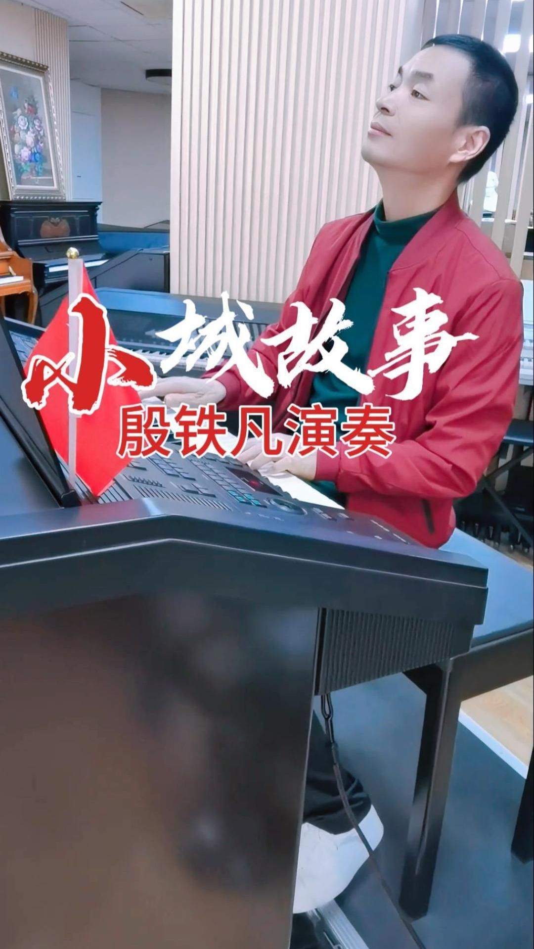 《小城故事》双排键电子琴:殷铁凡演奏