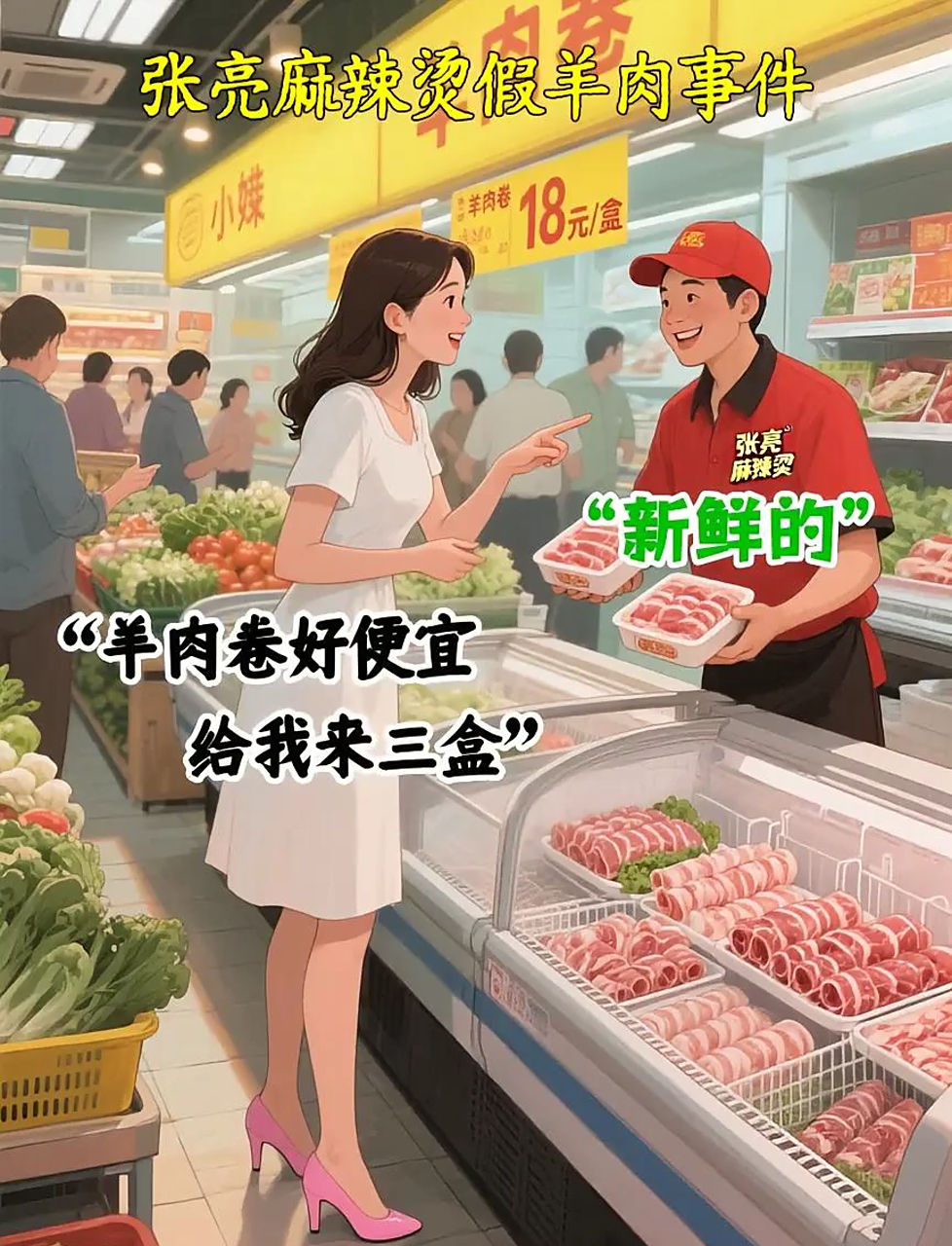 麻辣烫爆出假羊肉丑闻!