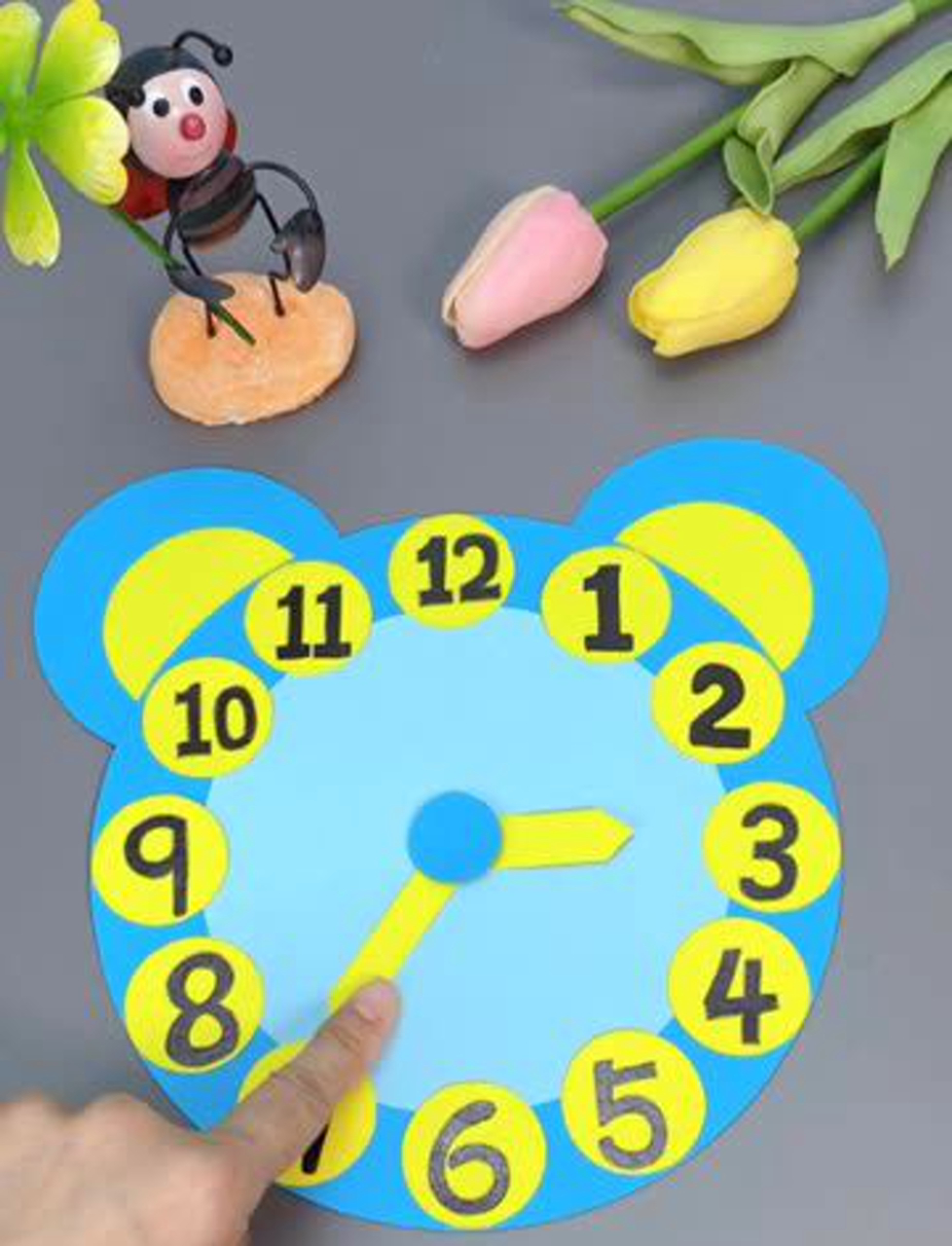 和孩子一起动手做时钟,学学时间的奥秘 亲子DIY 幼儿园小手工 宝宝动手能力
