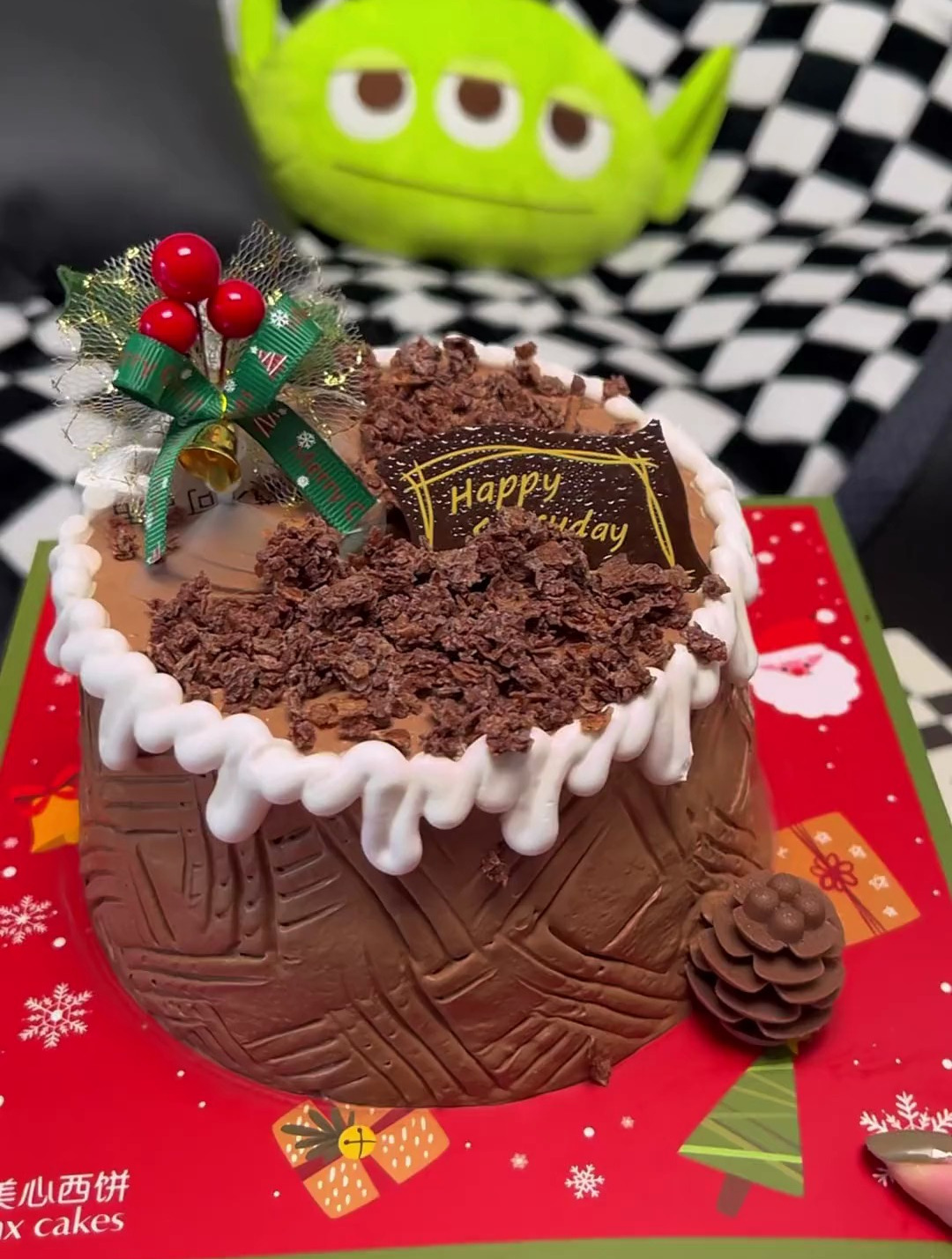 美心西饼的圣诞蛋糕真的太好看了,还巨好吃
