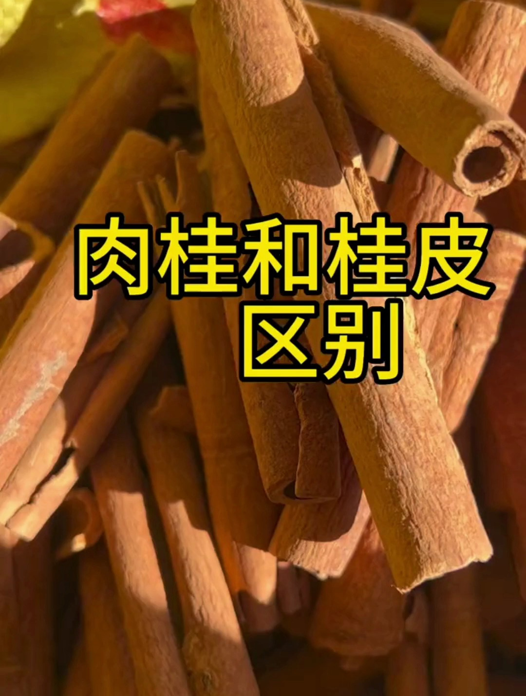 肉桂和桂皮的区别