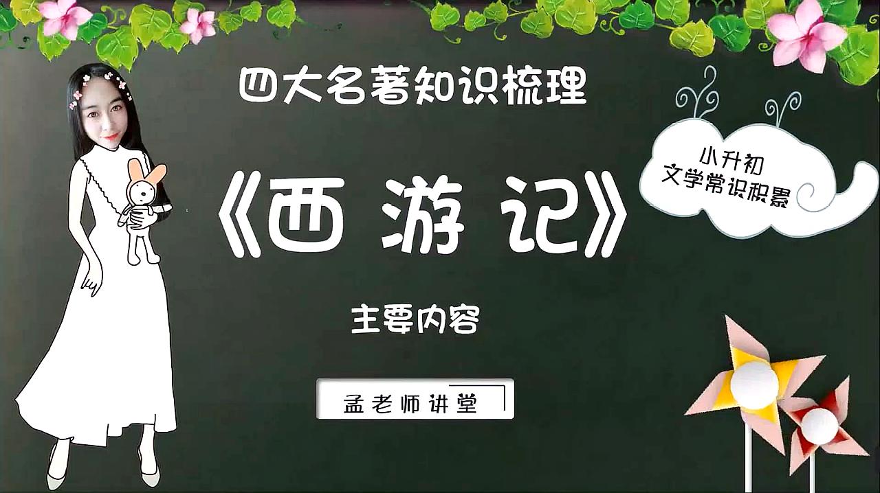 [图]《西游记》一共有多少回？可以分为几部分？你知道多少？快来学习