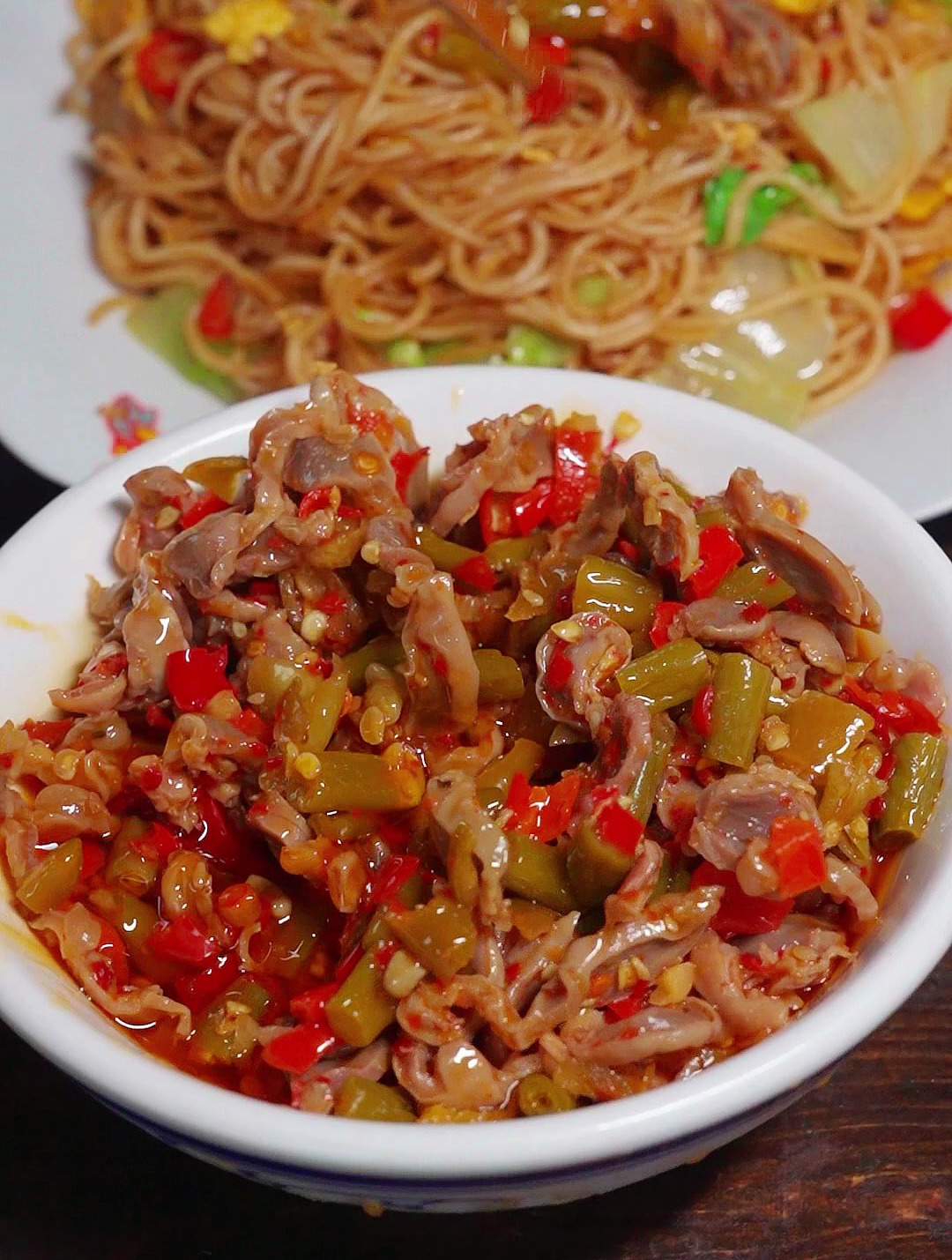 开胃又下饭的酸豆角鸡杂,你们尝过了吗?