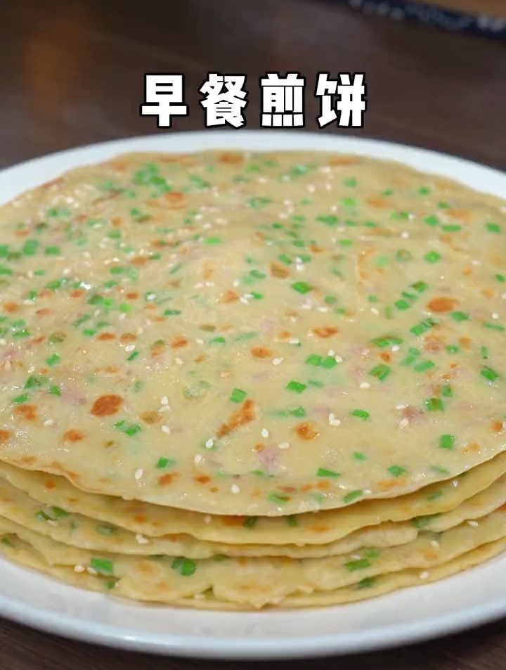 早餐煎饼,有蛋有肉