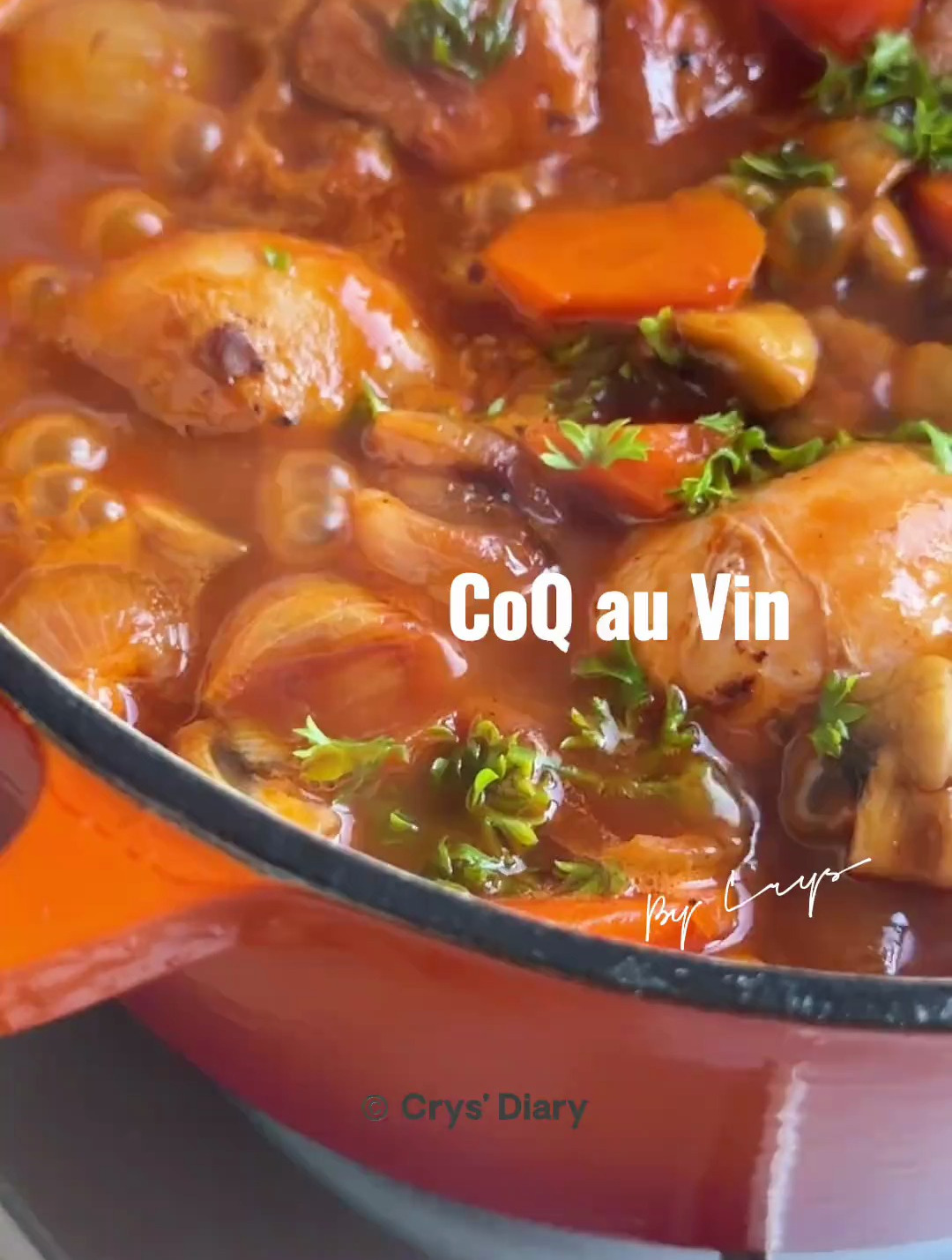 法式红酒烩鸡来试试不一样的鸡腿美味吃法吧